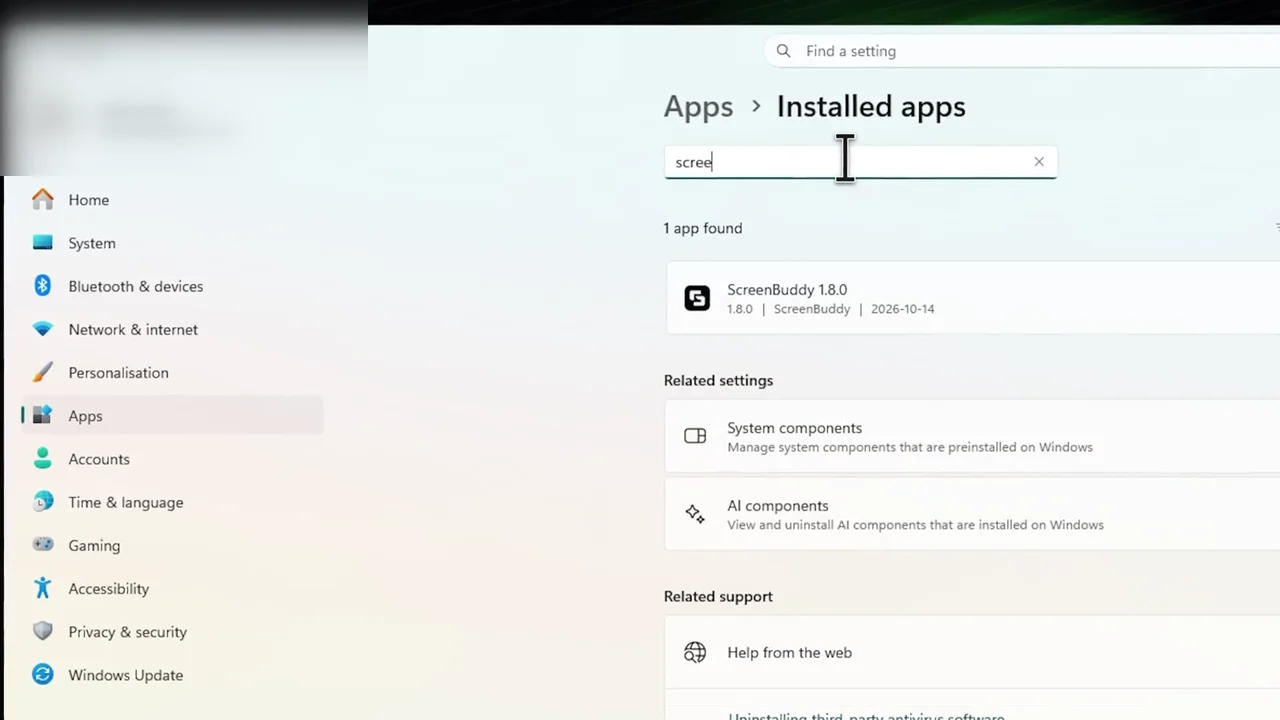 Windows Settings preview