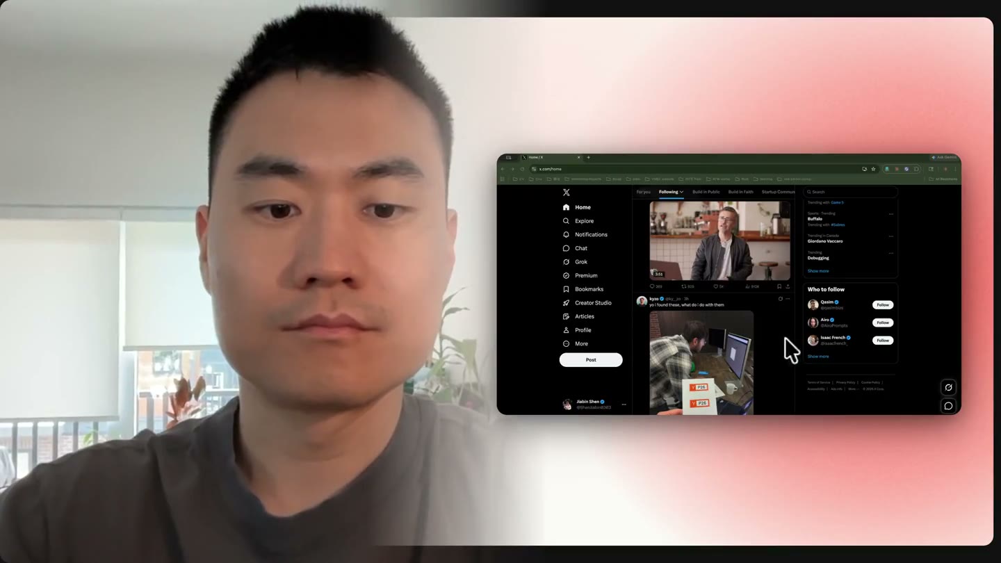 Onboarding walkthrough, a founder-created ScreenBuddy example