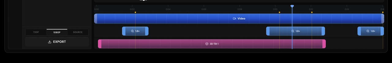 ScreenBuddy — Keyframe timeline